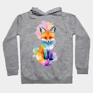 Fox - Colorful Animals Hoodie